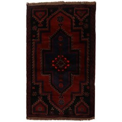 Balochi Rug Wool Handmade Area Carpet 4.6×2.8 ft