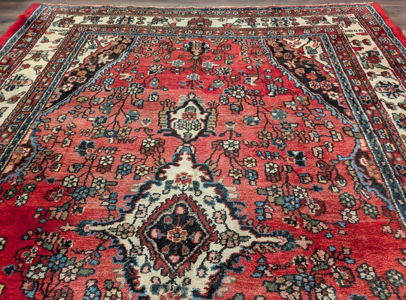 Pers'ian Rug 8' 6" x 11' 9", Red, Village Rug, Hand Knotted, Wool gallery