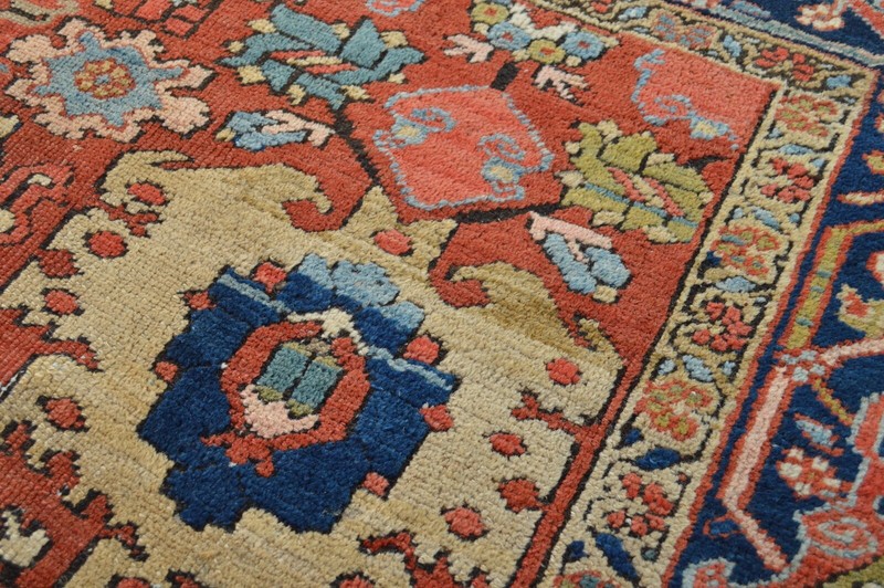 ANTIQUE SERAPI HERIZ REGION ALL OVER RUG CIRCA 1880-1890 PERIOD gallery
