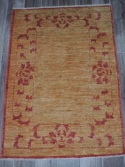 4x3ft. Afghan Chobi Wool Rug