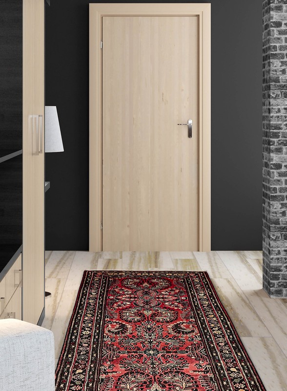 3'10" x 14'3" Vintage Hand-knotted Runner Rug Traditional Oriental Wool Carpet gallery