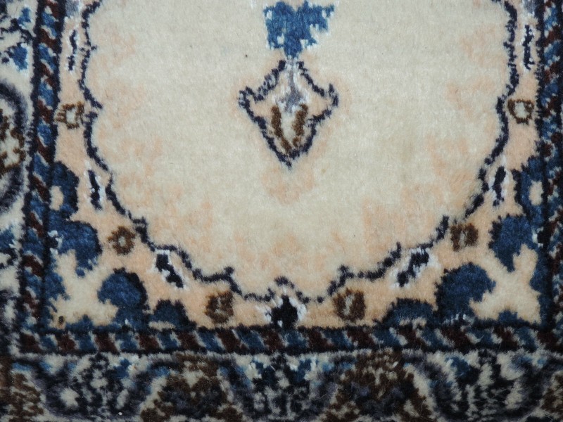 Handmade Nain Wool and Silk Rug gallery