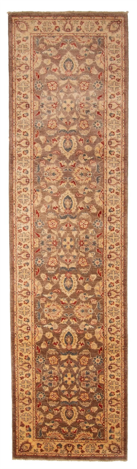 2'8" x 10'3" Vintage Hand-knotted Runner Rug Traditional Oriental Wool Carpet gallery