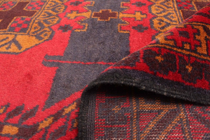 Vintage 3'10" x 6'5" Traditional Hand Knotted Vegetable Dye Wool Area Rug gallery