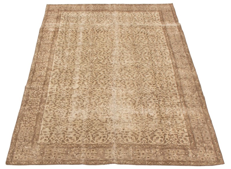 Vintage 5'1" x 8'4" Traditional Hand Knotted Vegetable Dye Wool Area Rug gallery