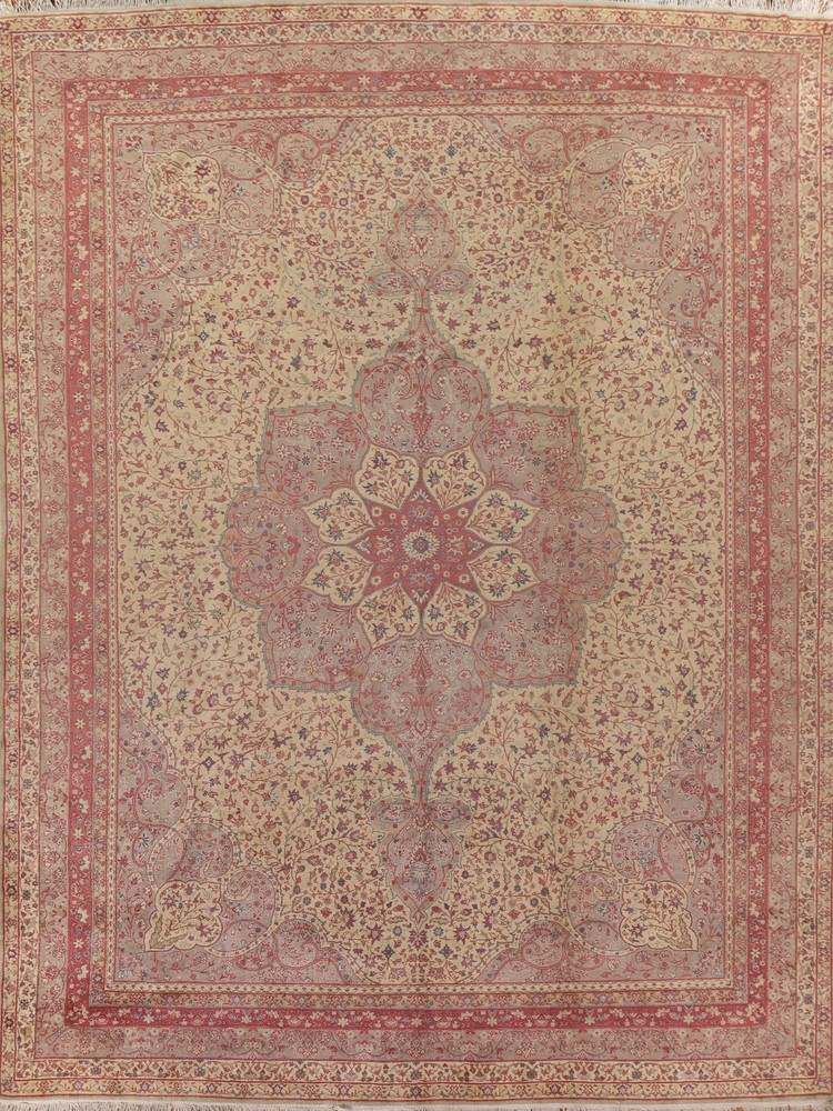 Large Rug 12x15 ft.Antique Floral Sivas Turkish Handmade Living Room Area Rug