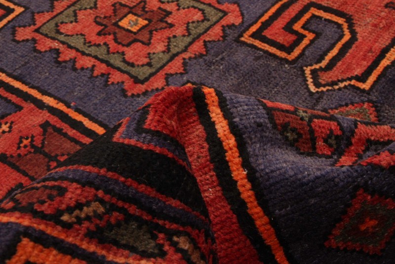 Vintage 3'9" x 6'4" Traditional Hand Knotted Vegetable Dye Wool Area Rug gallery