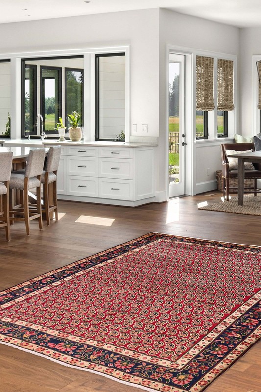 Traditional Vintage Hand-Knotted Area Rug 5'9" x 8'0" Oriental Wool Carpet gallery