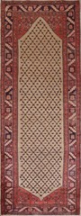 Geometric Handmade 10 ft Runner Rug 4×10 Vintage Tribal Traditional Wool Carpet