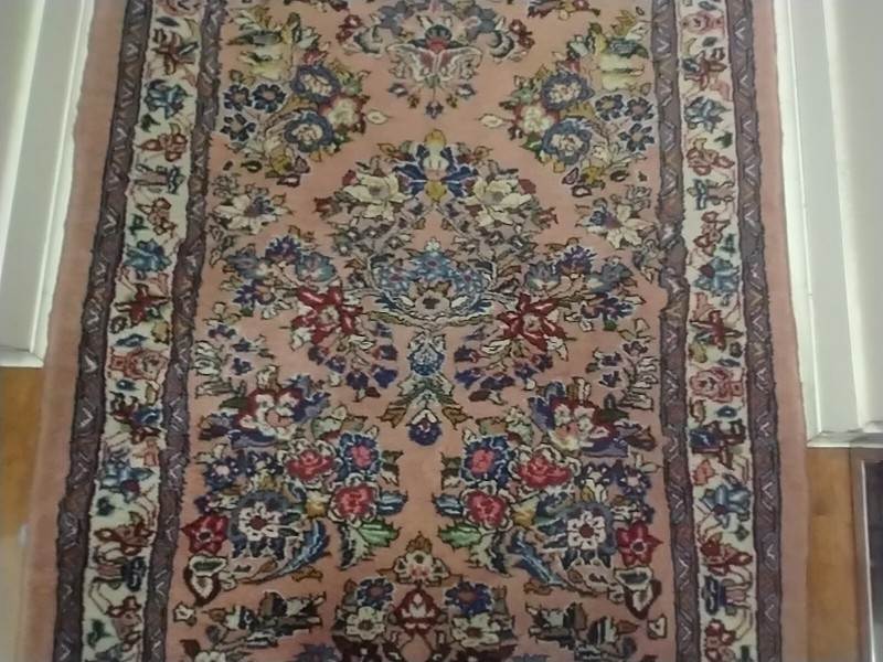 Antique Sarouk Sarug 374 X 83 cm Floral Pattern Runner Rug W/ Certification gallery