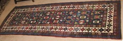 ANTIQUE SHIRVAN RUNNER 9′ 6″ x 3′ 4″, c.1890 – 1900