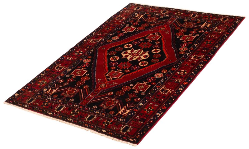 Traditional Vintage Hand-Knotted Area Rug 4'6" x 6'9" Oriental Wool Carpet gallery