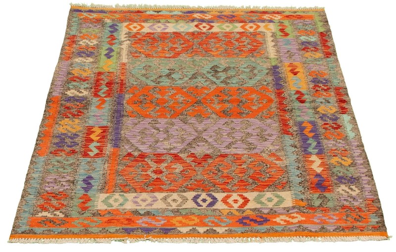 Vintage 4'10" x 6'4" Traditional Wool Hand Woven Oriental Area Rug gallery