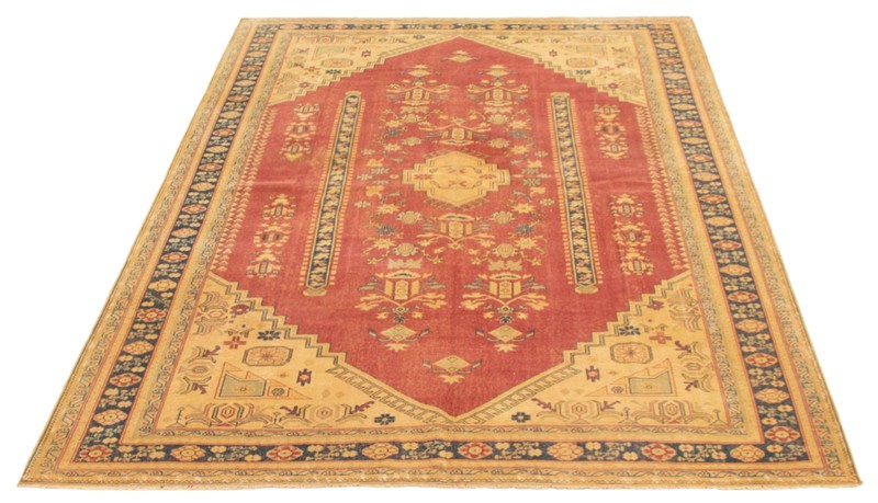 Traditional Vintage Hand-Knotted Area Rug 7'1" x 9'11" Oriental Wool Carpet gallery
