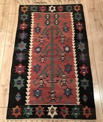 Semi Antique Hand Woven Turkish Wool Kilim 3.5×5.5