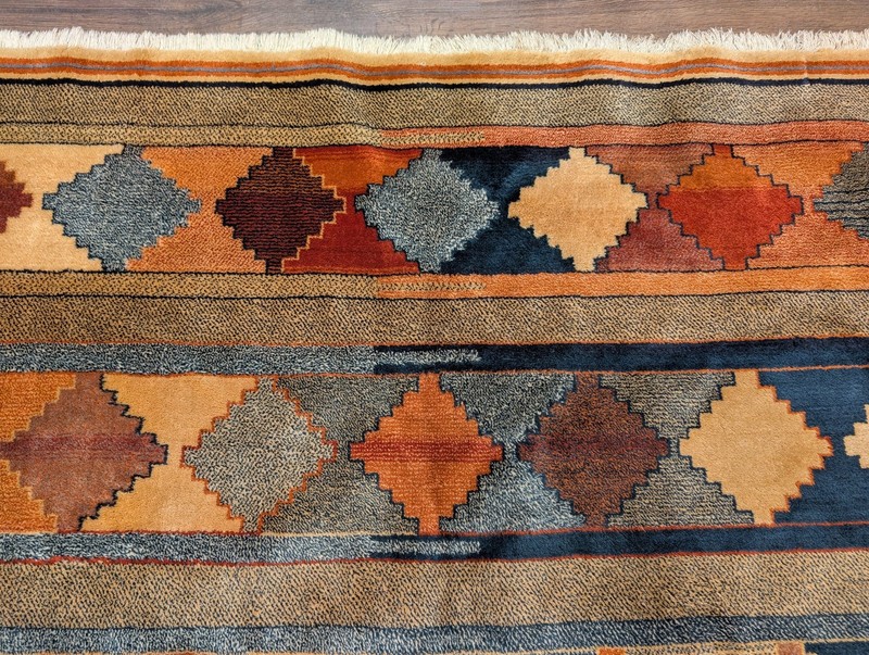 Couristan Belgium Wool Modern Rug 8x11, Geometric Diamond Pattern gallery