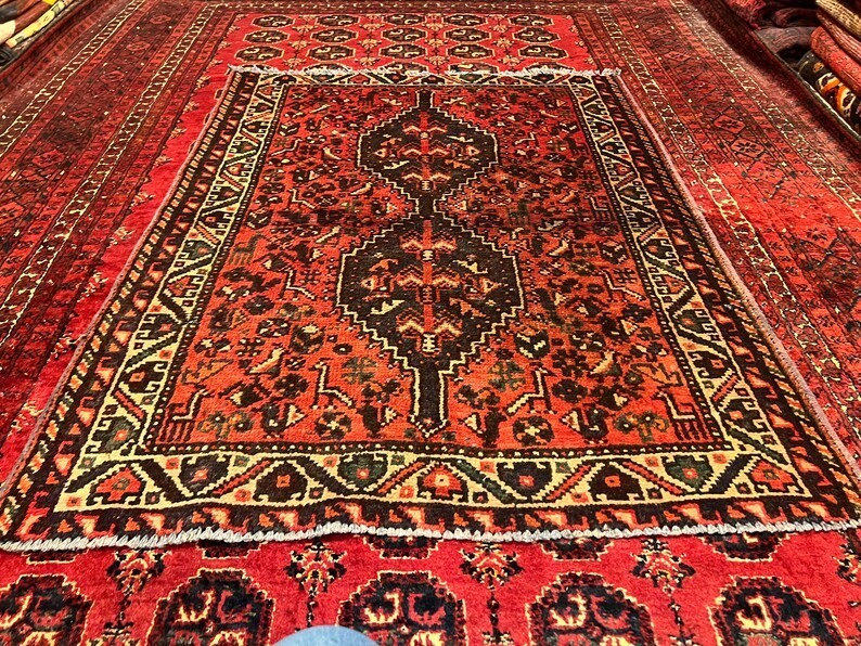COLLECTORS' ITEM Beautiful Antique Shirvan Caucasian Daghistan Carpet gallery