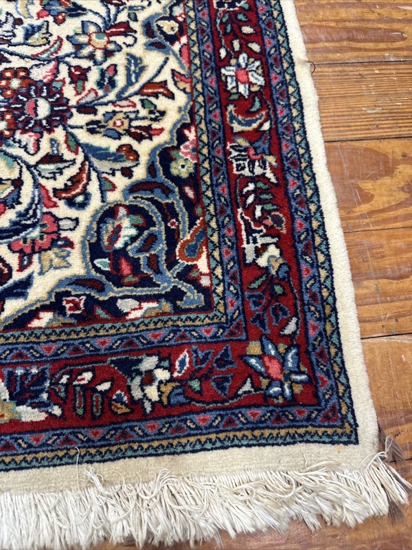 Antique Sarouk rug 4’3”x2’4” Carpet 1960s (239) gallery