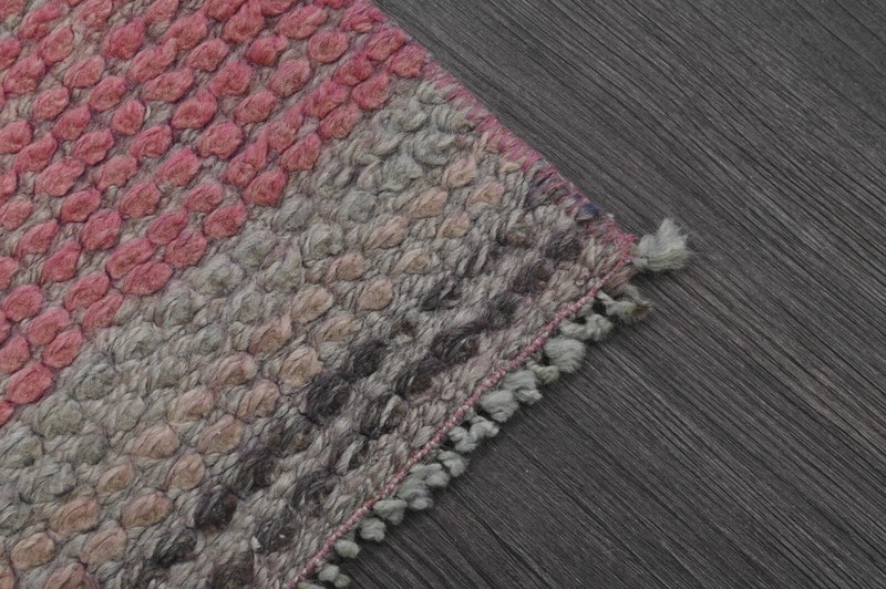 Vintage Turkish Runner Rug 2x10ft PINK Handmade Anatolian Oushak Hallway Wool gallery