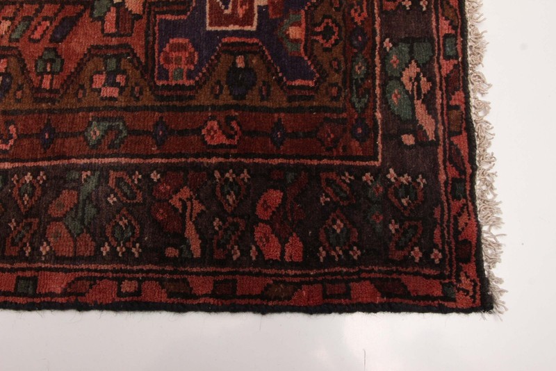 Vintage 4'3" x 7'0" Traditional Hand Knotted Vegetable Dye Wool Area Rug gallery