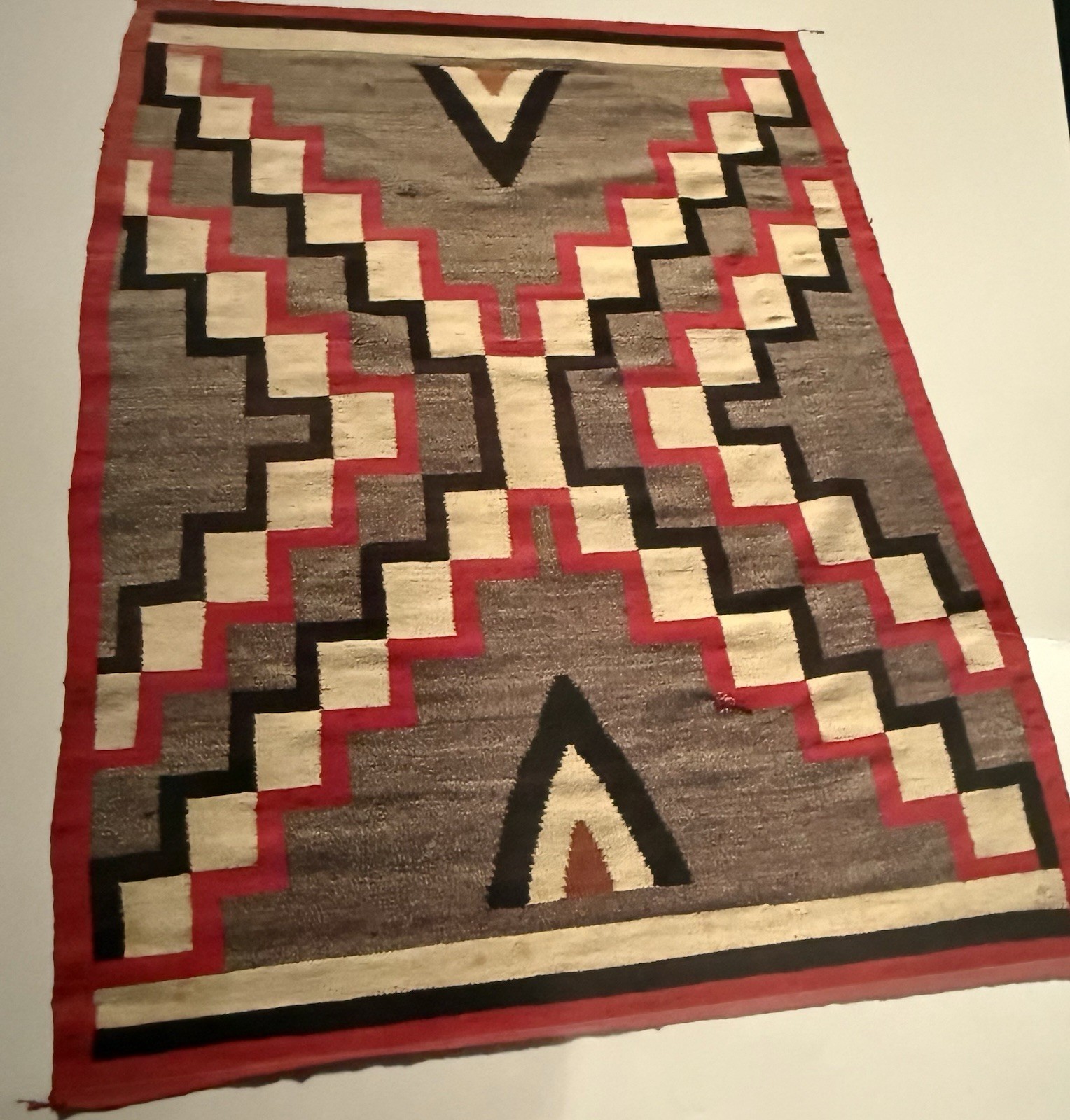 Large Crystal Antique Rug Circa 1920’s 54”x78” gallery
