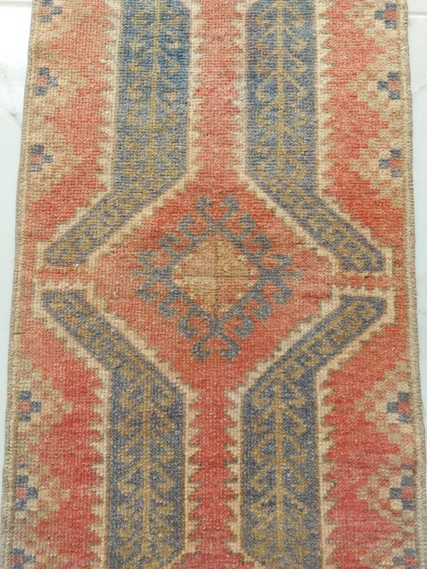 Pale Red Dragon Back Motif Antique Rug Handmade Art Deco Rug gallery