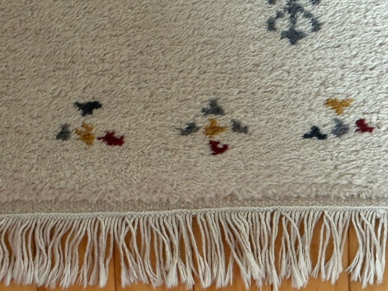 Hand knotted Gabbeh Pictorial Pure New Wool Area Rug 2’X 3’5” W/Fringe Woolmark gallery