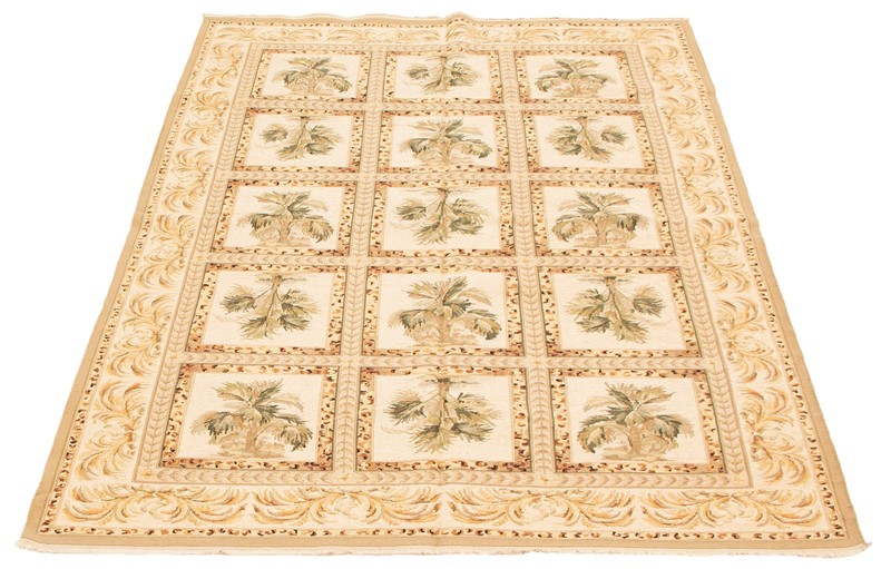 Vintage Hand Woven Area Rug 5'6" x 8'6" Traditional Wool Oriental Carpet gallery