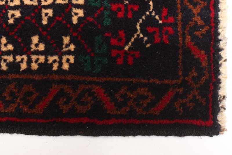 Vintage Dark Brown Traditional 2'8" x 4'7" Hand-Knotted Oriental Wool Area Rug gallery