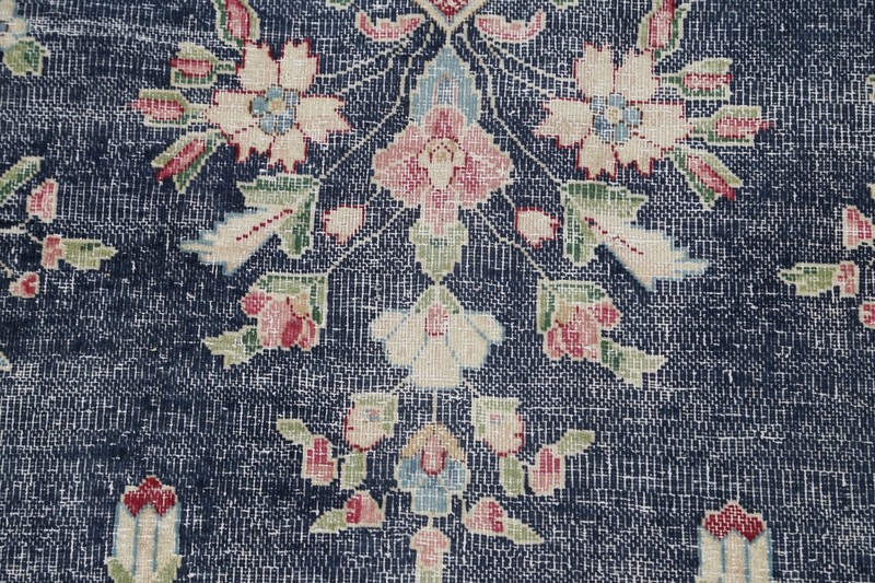 Muted Vintage Traditional Evenly Low Pile Hand-knotted Living Room Rug 8x12 ft. gallery