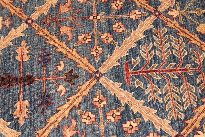 GREAT DEAL ON 4' X 7' FINE QUALITY ***HANDMADE*** HAND KNOTTED ***RUG** Blue rug gallery