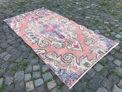 Handmade Rug Turkish Area Rug Vintage Rug Oushak Rug Antique Rug Bohemian Rug