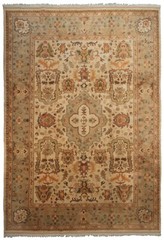 9×12 Vintage Authentic Antique Turkish Oushak Rug Arts & Crafts 269cmx350cm