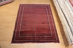 FINE QUALITY AFGHAN MOORI GUL RUG 5′ X 7′ Made out of Natural Wool Tribal 5×7 ft