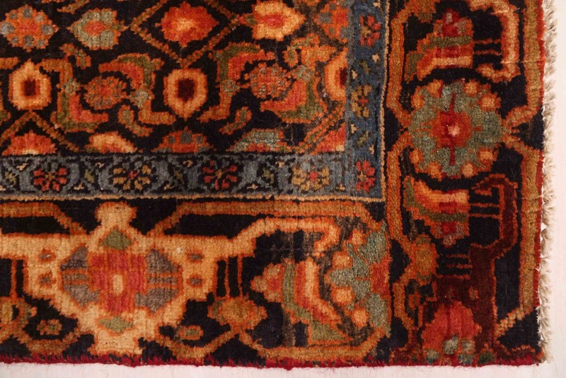 Vintage 3'10" x 6'8" Traditional Hand Knotted Vegetable Dye Wool Area Rug gallery