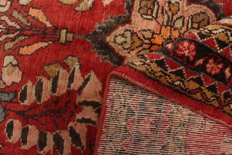 Vintage Traditional Hand-Knotted Area Rug 3'5" x 5'4" Oriental Wool Carpet gallery