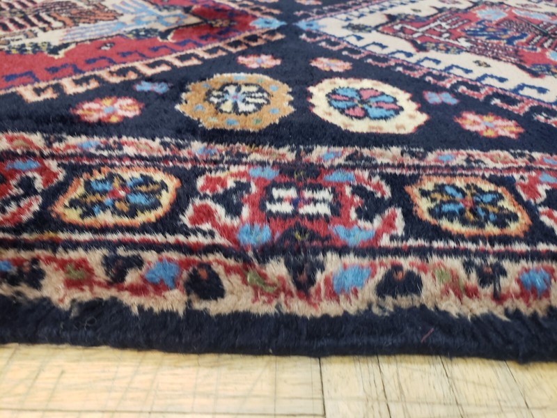 3x5 TURKISH KAZAK KARAJEH VINTAGE AUTHENTIC HAND WOVEN 100% WOOL ORIENTAL RUG gallery