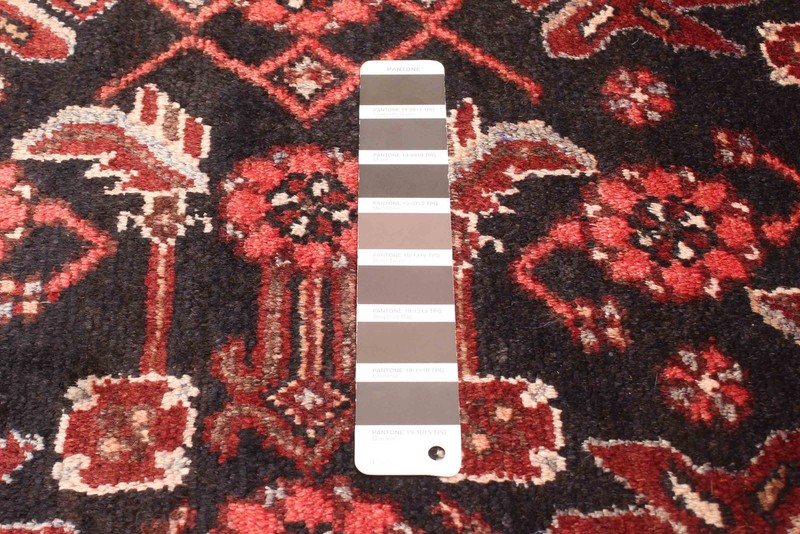 3'8" x 9'10" Vintage Hand-knotted Runner Rug Traditional Oriental Wool Carpet gallery