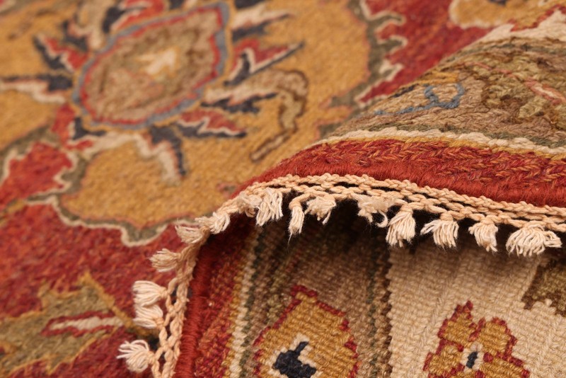 Vintage 8'0" x 8'0" Traditional Wool Hand Woven Oriental Area Rug gallery