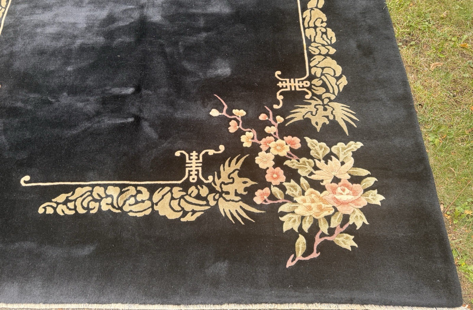 ART DECO WALTER NICHOLS CHINESE ANTIQUE STYLE RUG 4X6 Ft gallery