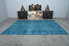 7×10 area rug handmade oversize vintage turkish oriental rug anatolia carpet 466