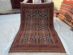 4’10 x 7’2 ft Vintage Hand Woven Maldari Kilim Rug Tribal Flat Weave Decor Rug