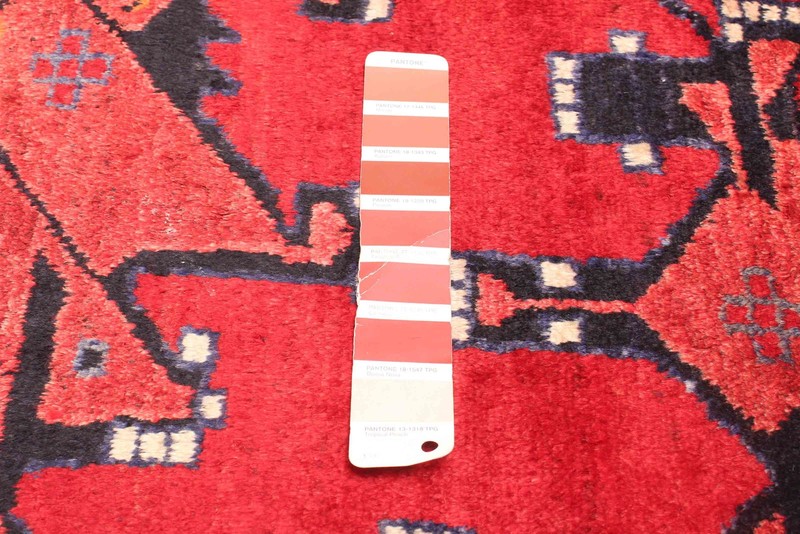 Vintage 3'7" x 4'10" Traditional Hand Knotted Vegetable Dye Wool Area Rug gallery
