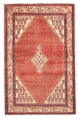 Traditional Vintage Hand-Knotted Area Rug 4’2″ x 6’8″ Oriental Wool Carpet