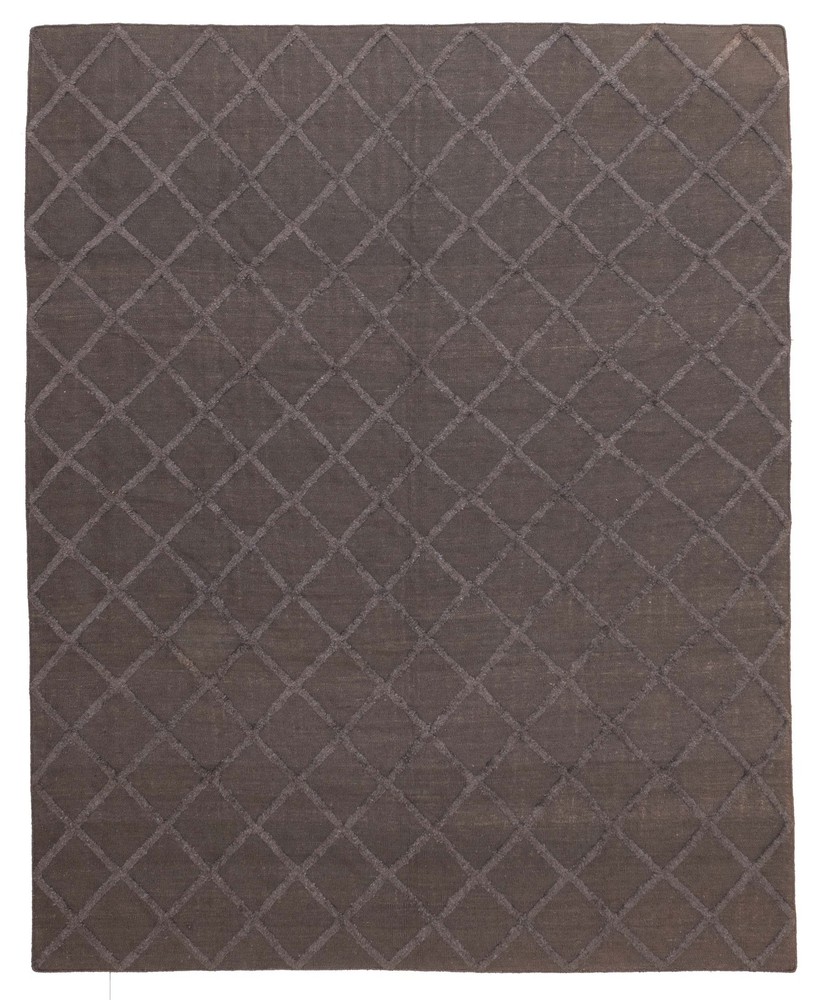 Vintage Hand Woven Area Rug 8'1" x 9'11" Traditional Wool Oriental Carpet