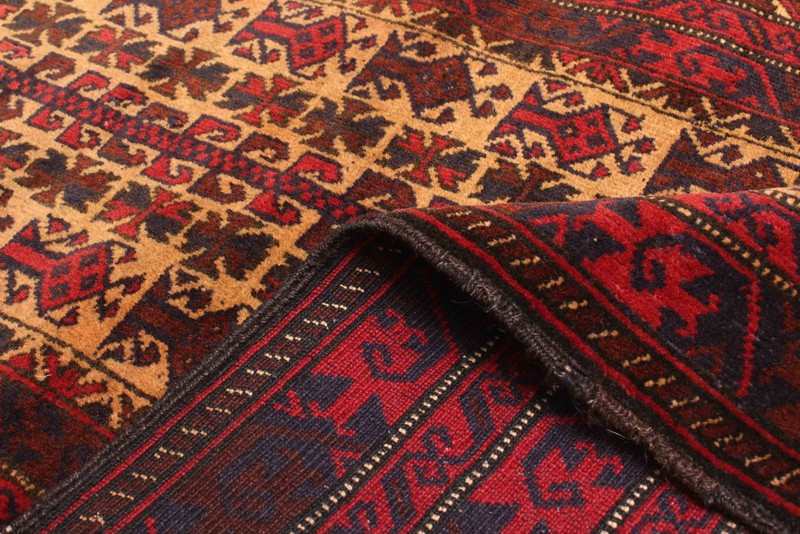 Traditional Vintage Hand-Knotted Area Rug 3'2" x 4'6" Oriental Wool Carpet gallery