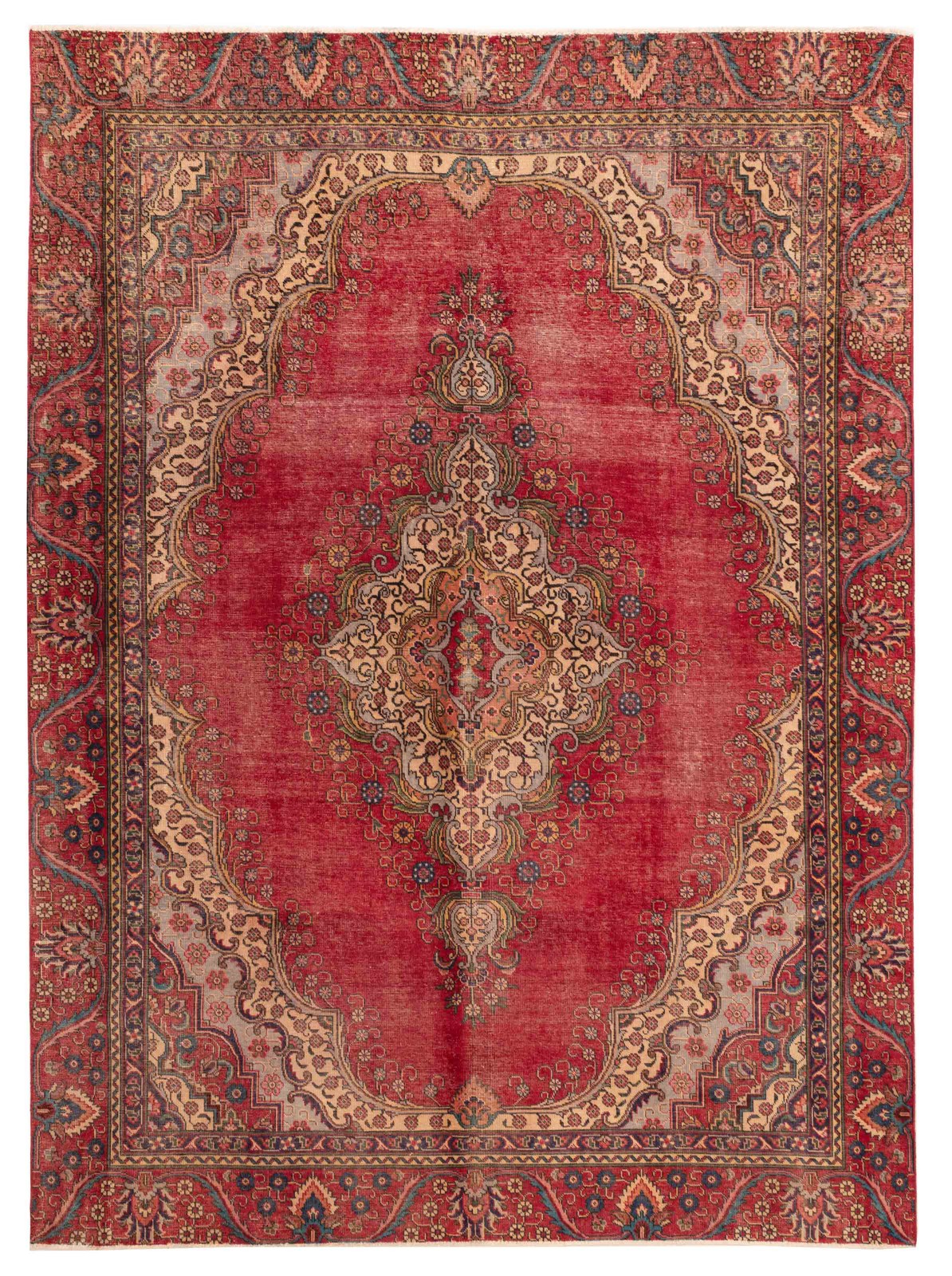 Traditional Vintage Hand-Knotted Area Rug 8'10" x 11'10" Oriental Wool Carpet gallery