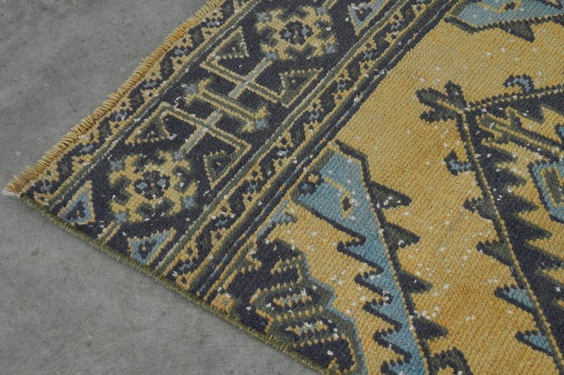 3x11 ft, turkish rug runner, hand-knotted vintage runner, oushak runner rug, 50 gallery