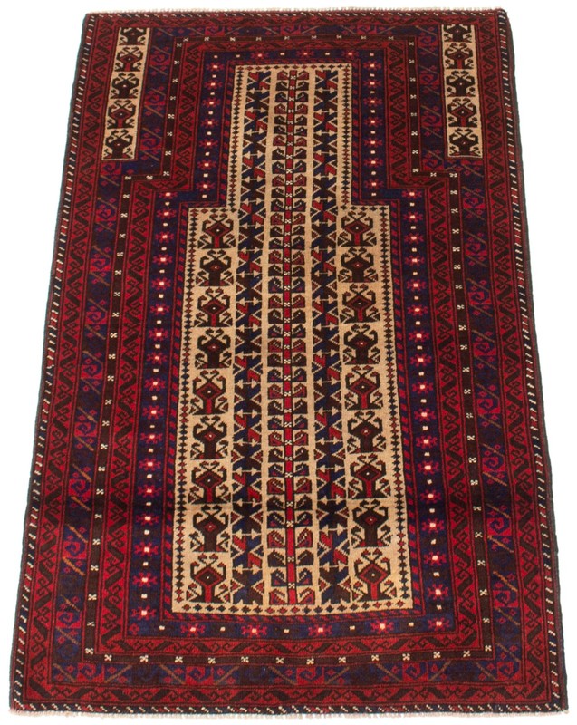 Vintage 2'11" x 5'0" Traditional Hand Knotted Vegetable Dye Wool Area Rug gallery