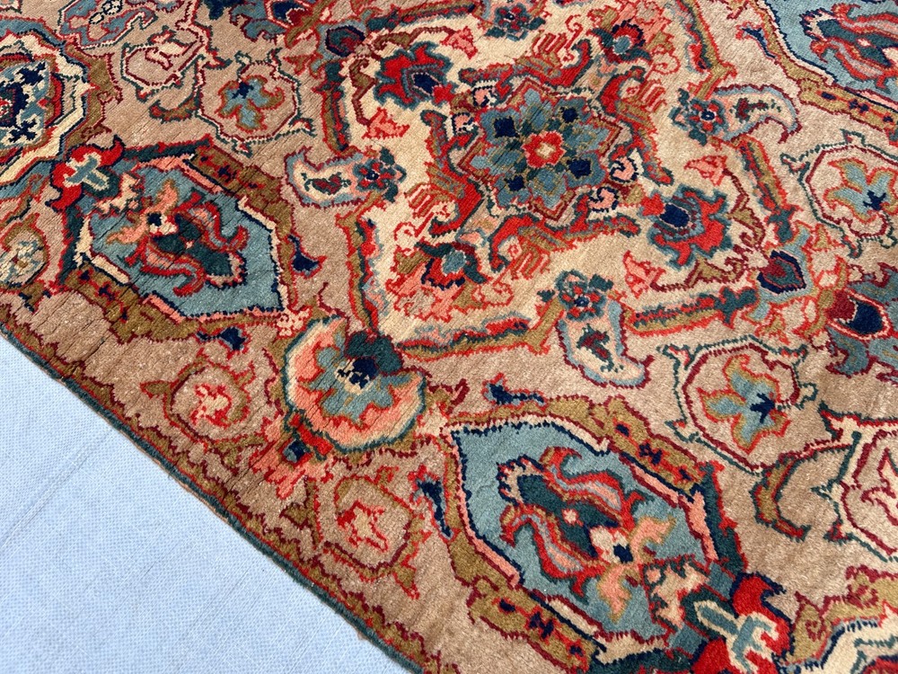 COLLECTORS' ITEM Vintage Natural Vegetable Dye Kazak Azerbaijan Carpet